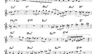 Transcription of Wayne Shorter's solo on "502 Blues (Drinkin n Drivin)" chords