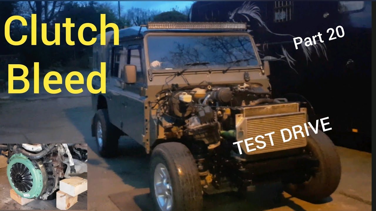 Clutch Bleed Procedure + Propshaft Fitting Part 20 Land Rover Defender