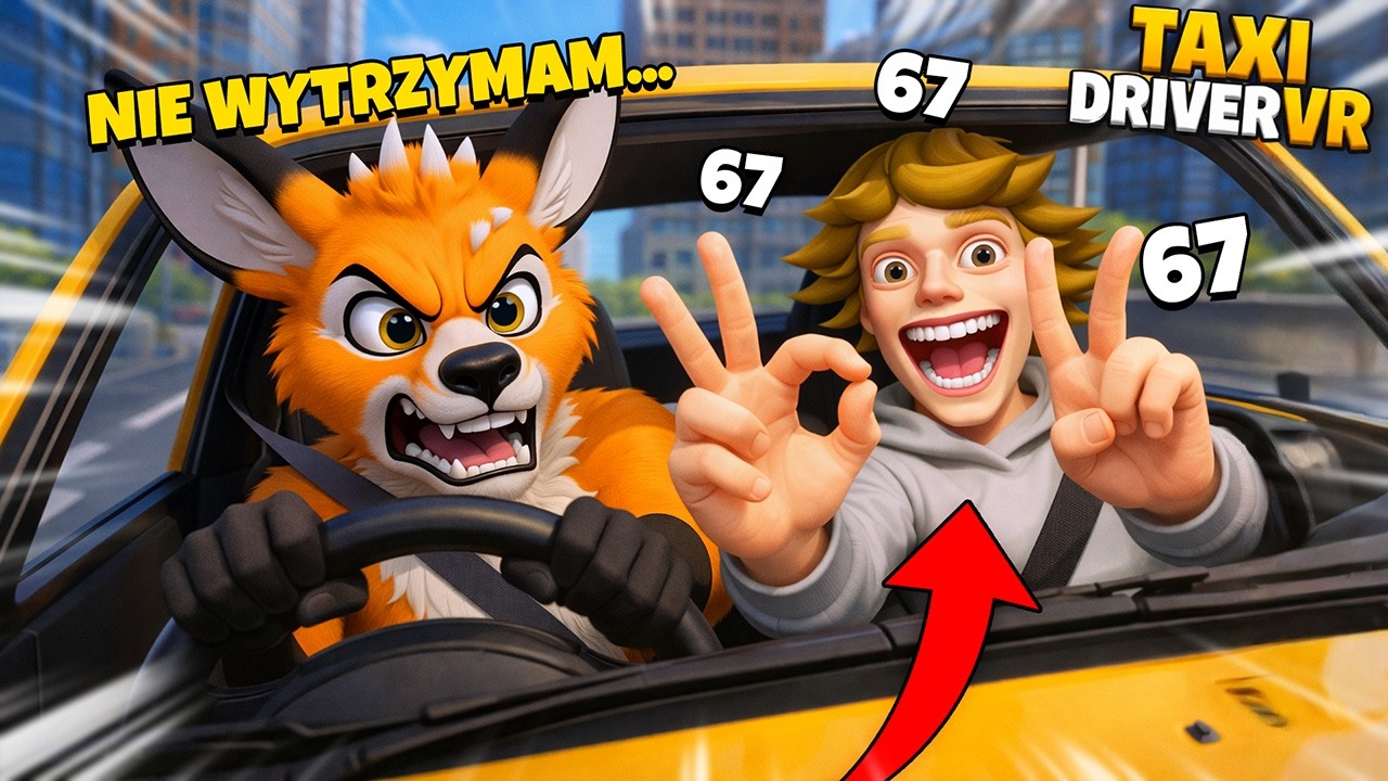 WIOZĘ KIDA "67" JAKO KIEROWCA TAKSÓWKI PO PODLASIU NA VR!