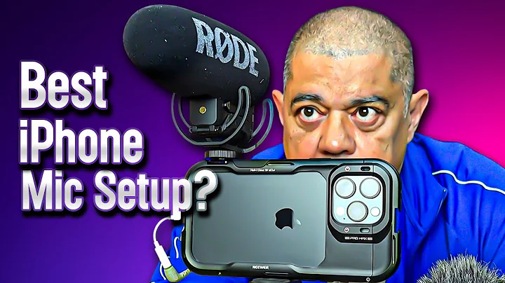 Best external shotgun microphone for iPhone - RODE VideoMic Pro + and iPhone 16 Pro Max