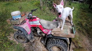 Fixing a rusted ATV gear lever and test riding on the beach