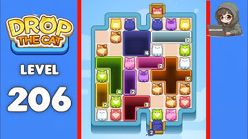 Drop The Cat level 206 solution