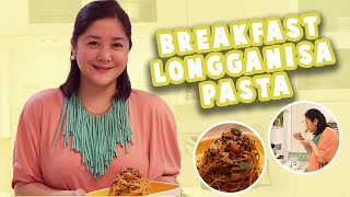 BREAKFAST LONGGANISA PASTA | Simply Katya's Kitchen