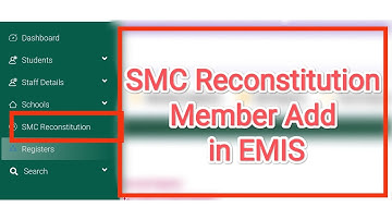 How to add SMC Reconstitution members details in EMIS web portal by mobile