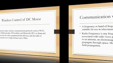 Wireless Control of DC Motor