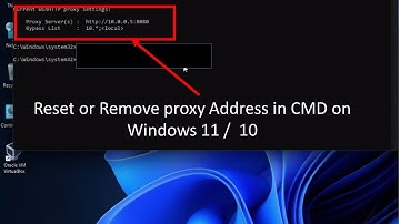 Hoe u de Windows-proxy opnieuw instelt vanuit cmd | Hoe u het proxyadres opnieuw instelt in de Wi...