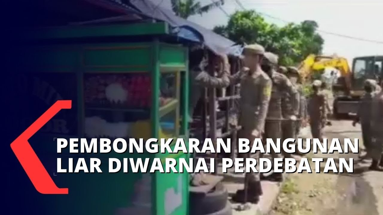 Disebut jadi Biang Macet, Satpol PP Bogor Bongkar Bangunan Liar di Simpang Salabenda