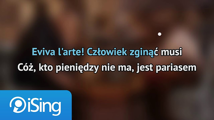 sanah, Krzysztof Zalewski - Eviva l'arte! (K. Przerwa-Tetmajer) (karaoke iSing)