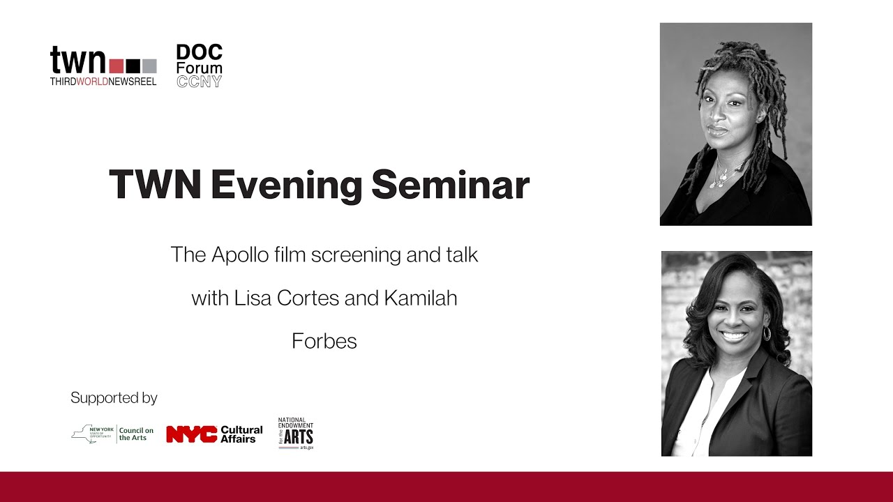 TWN Evening Seminars: The Apollo film screening and talk with Lisa Cortes and Kamilah Forbes