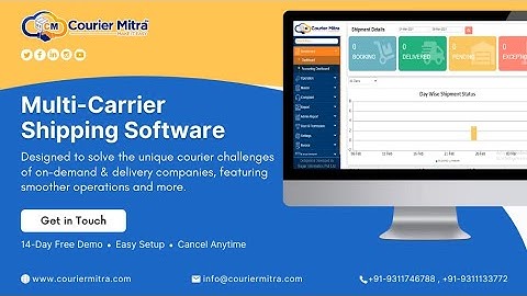 Courier Mitra Demo - Web-based Shipping Solution