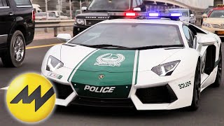 Dubai Police Cars  Patrol in a Lamborghini | Motorvision