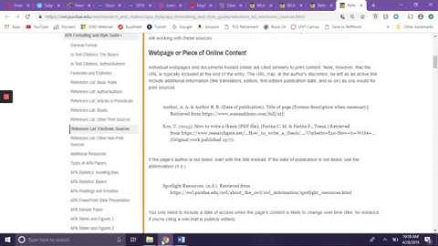 MLA Correct Citation - EasyBib and OWL Purdue