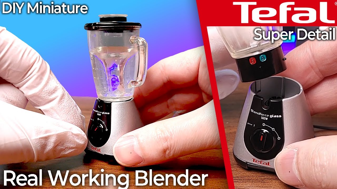 DIY Miniature Blender, Super detail, Real Working!!