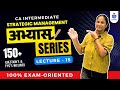 CA Inter Strategic Management Question Practice | SM Abhyas Series Lec-15 | PYQs + Expected Qs