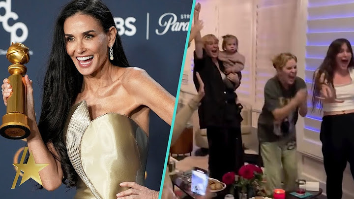 See Demi Moore’s Daughters LOSE IT As She Wins First-Ever Golden Globe
