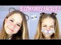 BACK TO SCHOOL coiffures en 5 minutes // Kiara Paris