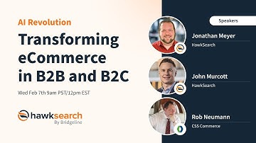 AI Revolution: Transforming eCommerce in B2B & B2C Webinar | Product Discovery & More | CSS Commerce