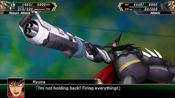 SRWV : Black Getter All Attacks / Ryoma Nagare