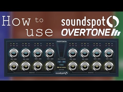 How to use Overtone mastering EQ by Soundspot