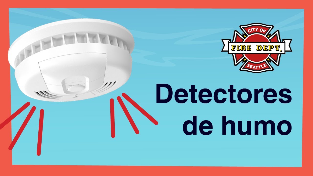 Detectores de humo: qué hacer si se activa el detector de humo (Smoke Alarm  Safety in Spanish) 