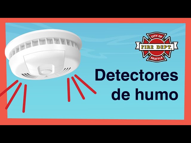 Detectores de humo: qué hacer si se activa el detector de humo (Smoke Alarm  Safety in Spanish) 