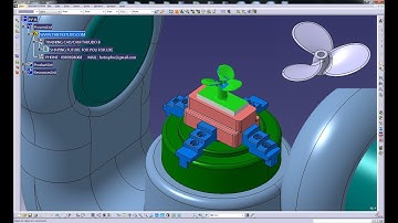 CATIA V5R20 5 AXIS PROPELLER SEMI FINISH