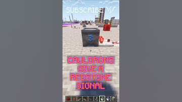 CAULDRONS hold SIGNALS and work for HIDDEN SECRETS! | Redstone with PsiVolt #minecraft #redstone