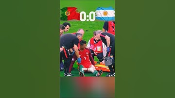 The Day Cristiano Ronaldo injury and Shocked  Messi friendly match | 🤯 #ronaldo #football #goat #cr7