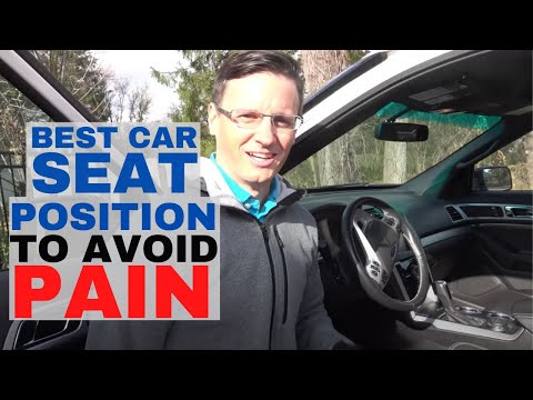 Best Car Seat Position For Lower Back, Neck Pain, or Sciatica While Driving | Dr. Jon Saunders