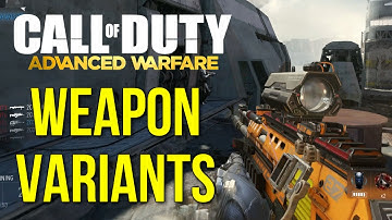 Weapon Variants in CoD AW (Call of Duty: Advanced Warfare Multiplayer Gameplay)