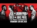 KSI vs. LOGAN PAUL UK PRESS CONFERENCE (OFFICIAL)