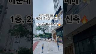 해운대 역세권 평지 신축 구분상가 분양 임대지원금 혜택 (feat.중동스위첸)