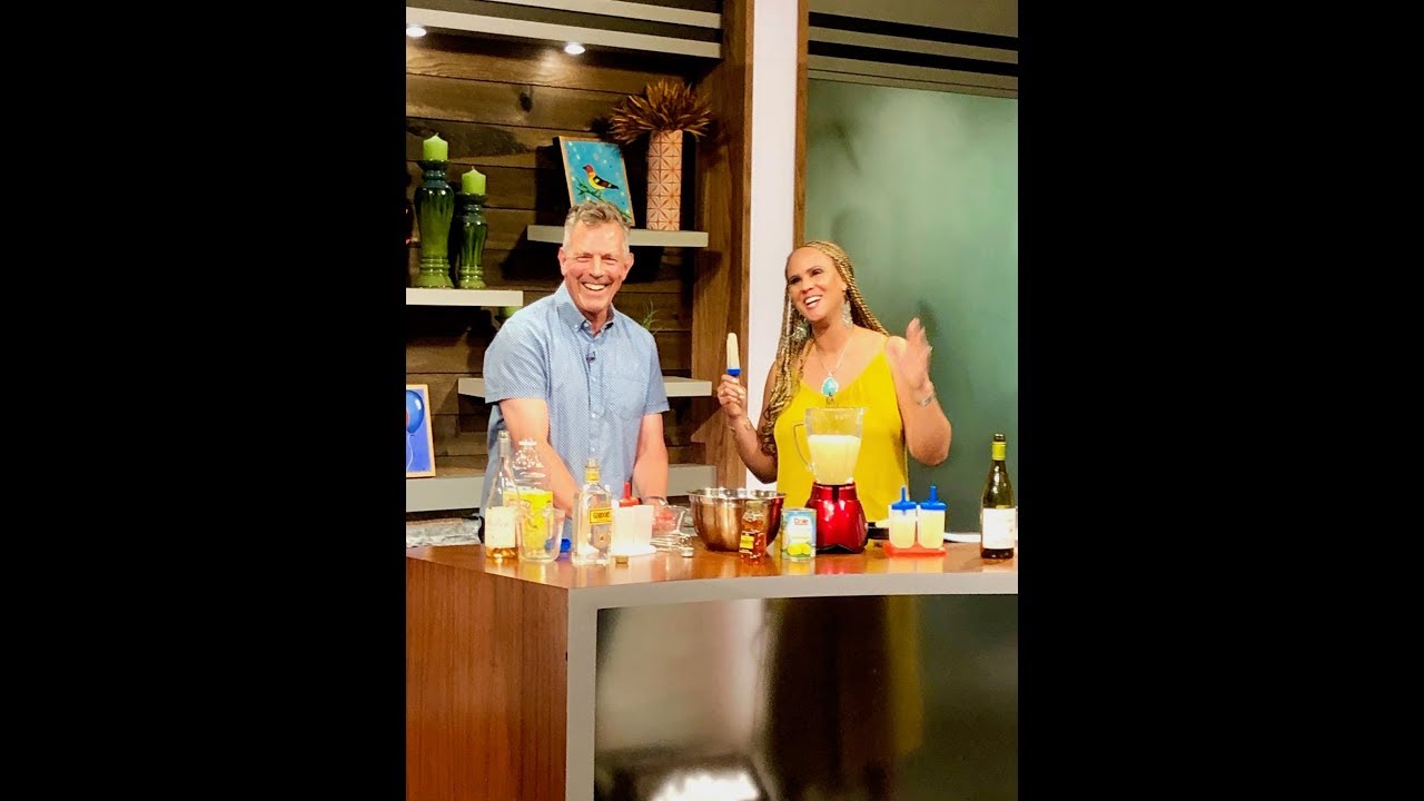 Making winesicles on KATU Afternoon Live