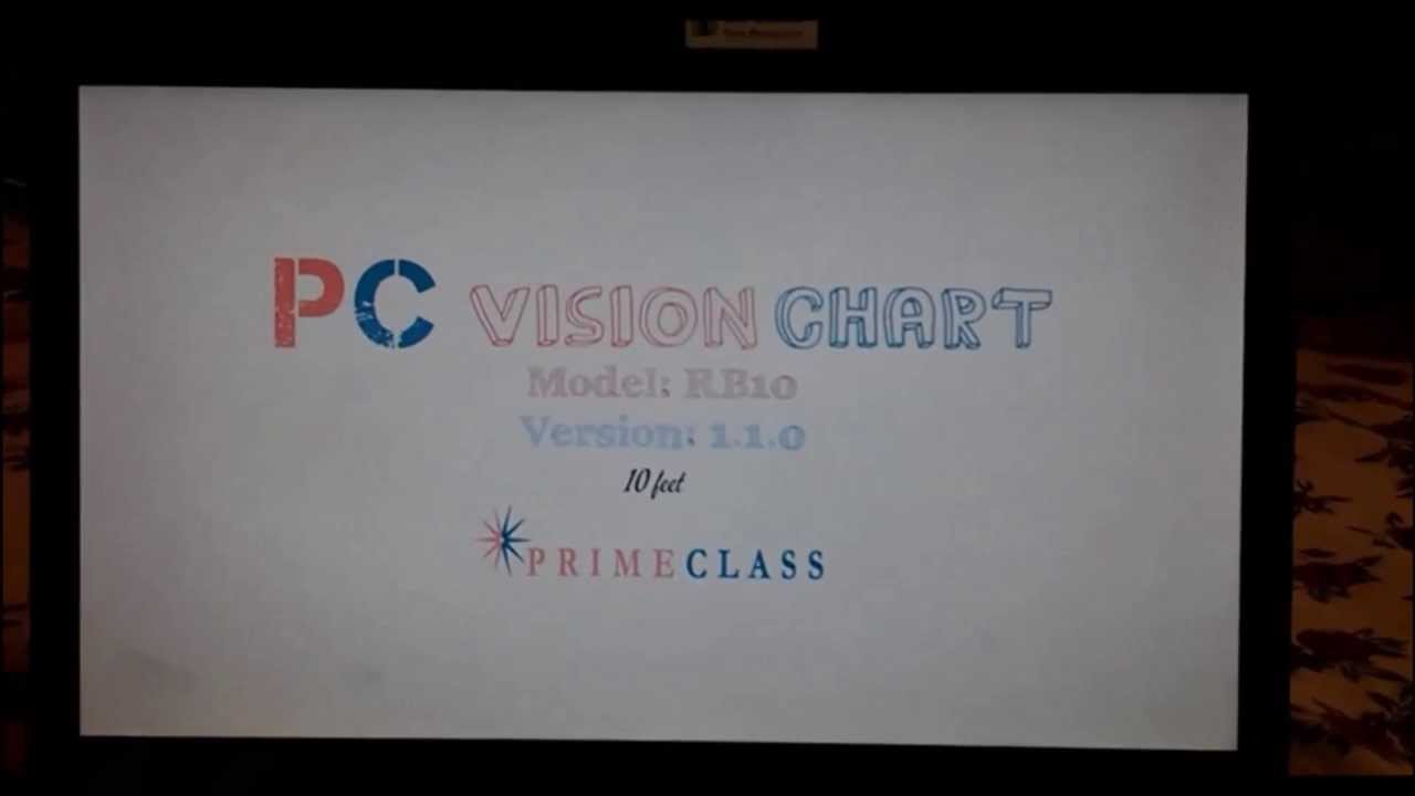 10 Foot Vision Chart