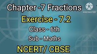 Class 6 cbse maths Exercise 7.2