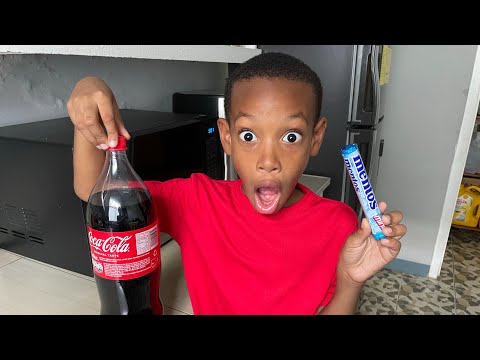 COKE AND MENTOS EXPERIMENT