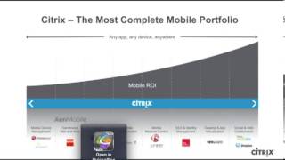 Citrix Demo - Citrix XenMobile Enterprise 8.5 User Experience