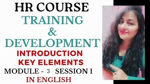 Training and Development | HR Course - Module 3 #hrcourse #traininganddevelopment #hr #readywithhr