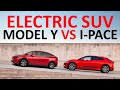 Tesla Model Y vs Jaguar I-Pace: Which Electric SUV is Better? + Side by Side Feature Comparison