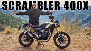 2024 Triumph Scrambler 400X Review | Official World Launch | On & Off Road in the Spanish Mountains!