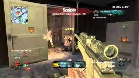 Call of Duty: Black Ops - Best Triple Kill Ever! - NoScope + Tomahawk