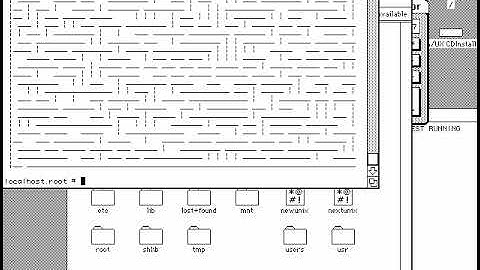 Apple A/UX 3.0.1 Booting And Operation
