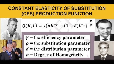 Constant Elasticity of Substitution (CES) Production Function: An Introduction