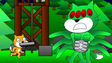 I played this ZOMBIE APOCALYPSE horror game on Scratch...