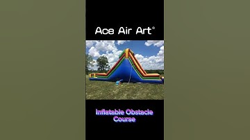 Inflatable Obstacle Course #inflatable #kids #diy #inflatableobstaclecourse #obstaclecourse