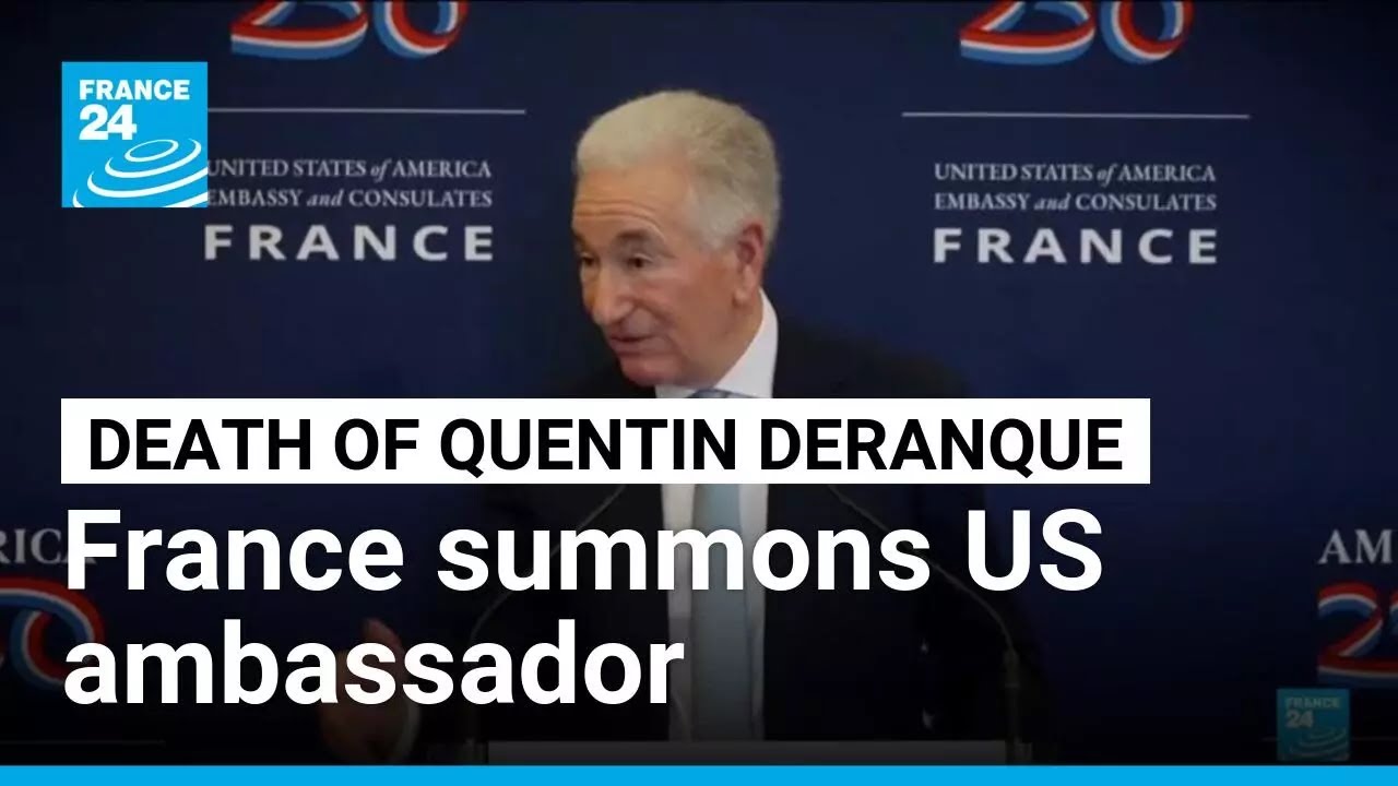 France to summon US ambassador over comments on ar-right activist's killing • FRANCE 24 English