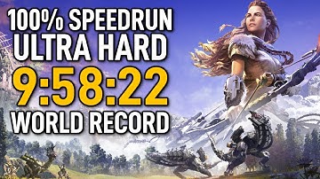 Horizon Zero Dawn 100% Ultra Hard Speedrun in 9:58:22 - World Record
