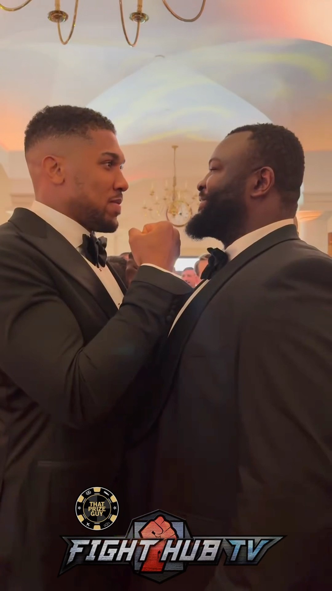 Anthony Joshua PULLS UP on Martin Bakolie \u0026 FACES OFF!