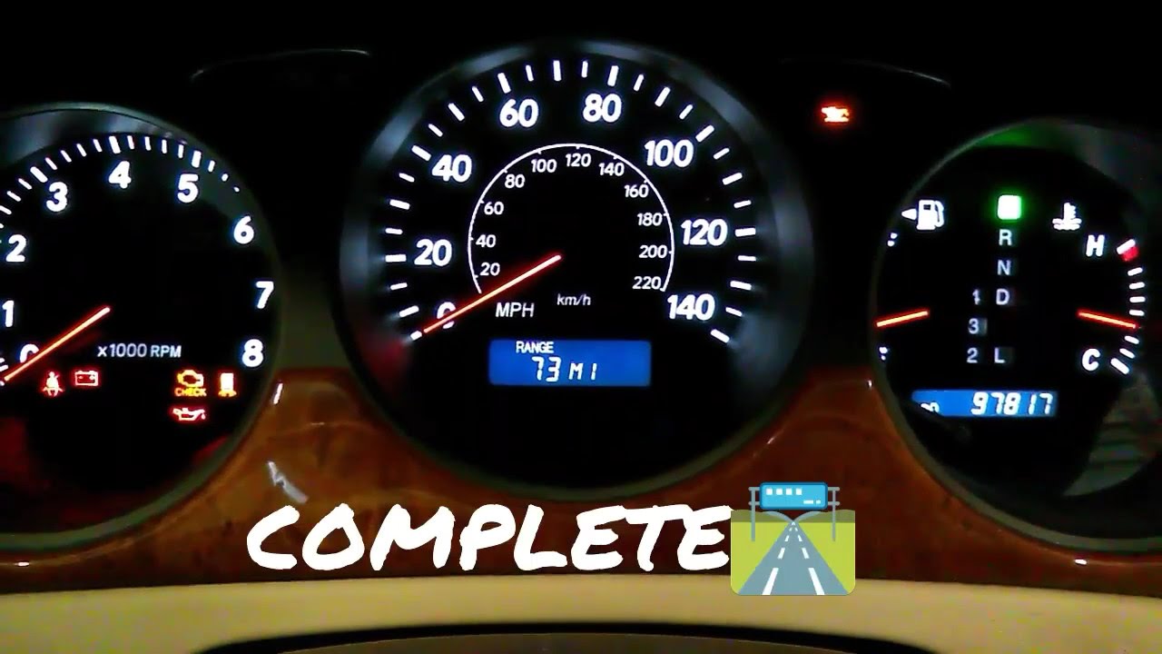 How To Lexus Es330 Maintenance Light