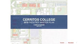 Cerritos College 2019 Facilities Master Plan Forum